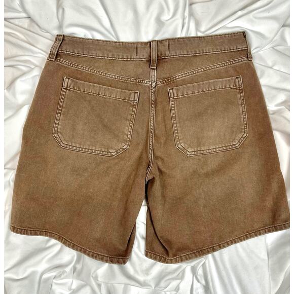 Hollister Low Rise Baggy Jorts in Khaki Brown size 12 - Picture 10 of 12